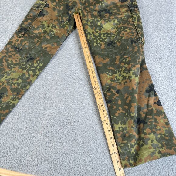 German DEU Scharrer German Army Pants Mens 34x29 Green Camo UGB LHBw 1004503 - Picture 9 of 11